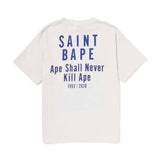 BAPE x Saint Mxxxxxx Skull Tee Vintage White by Bape - NWAHype No.1 for streetwear T-Shirts in USA
