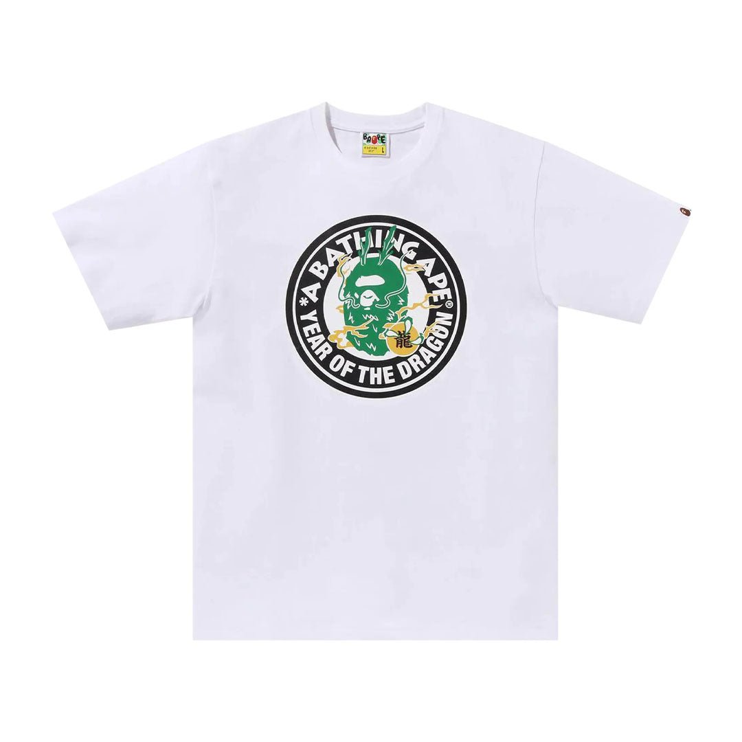 BAPE Year Of The Dragon Tee 'White' by Bape - NWAHype 1 for streetwear T-Shirts in USA