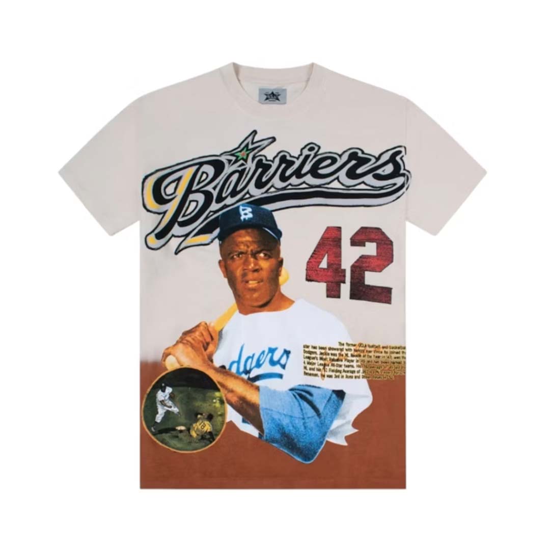 Barriers Worldwide Jackie Robinson Tee by Barriers Worldwide - NWAHYPE No.1 for streetwear T-Shirts in USA