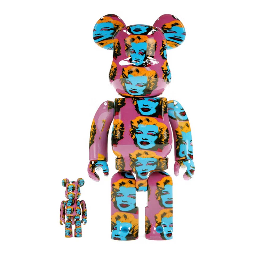Bearbrick Andy Warhol Marilyn Monroe #2 100% & 400% Set by Bearbrick - NWAHYPE No.1 for streetwear Accessories in USA