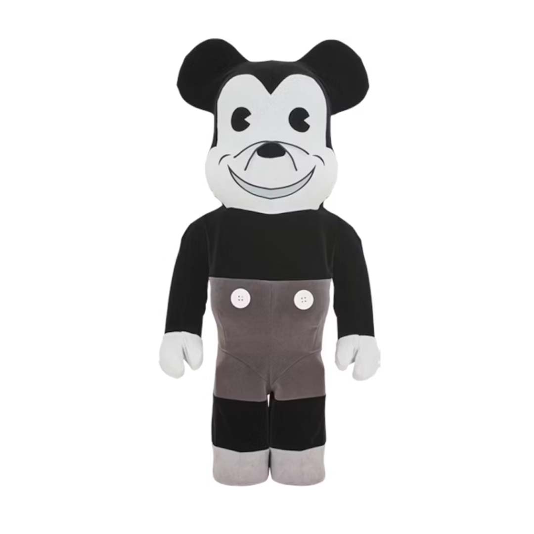 Bearbrick x Disney Mickey Mouse Vintage Version 1000% Black/White by Bearbrick - NWAHype No.1 for streetwear Accessories in USA