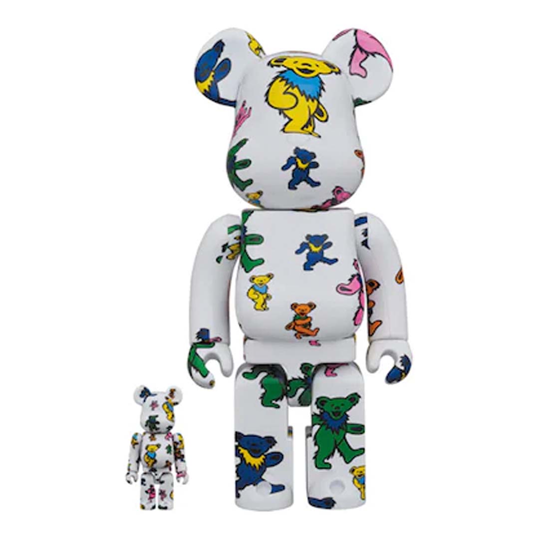 Bearbrick x Grateful Dead (Dancing Bear) 100% & 400% Set by Bearbrick - NWAHype 1 for streetwear Accessories in USA