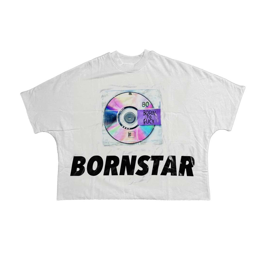 Billionaire Studios Bornstar CD Tee White by Billionaire Studios - NWAHype 1 for streetwear T-Shirts in USA