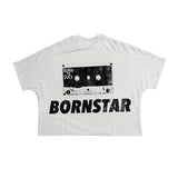 Billionaire Studios Bornstar White Tape Tee by Billionaire Studios - NWAHype 1 for streetwear T-Shirts in USA