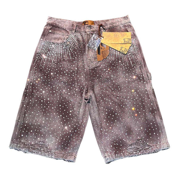 Birth of Royal Child Redial Diamond Shorts Brown by Birth of Royal Child - NWAHYPE No.1 for streetwear Shorts in USA