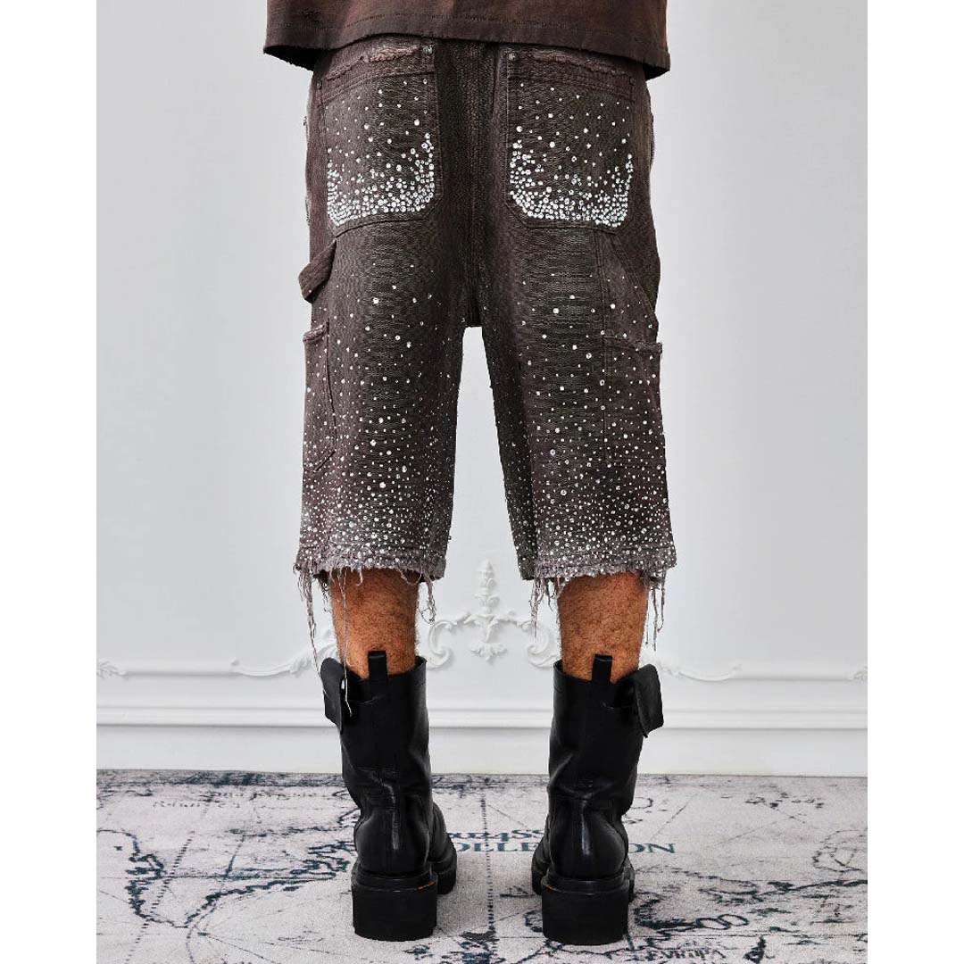 Birth of Royal Child Redial Diamond Shorts Brown by Birth of Royal Child - NWAHYPE No.1 for streetwear Shorts in USA