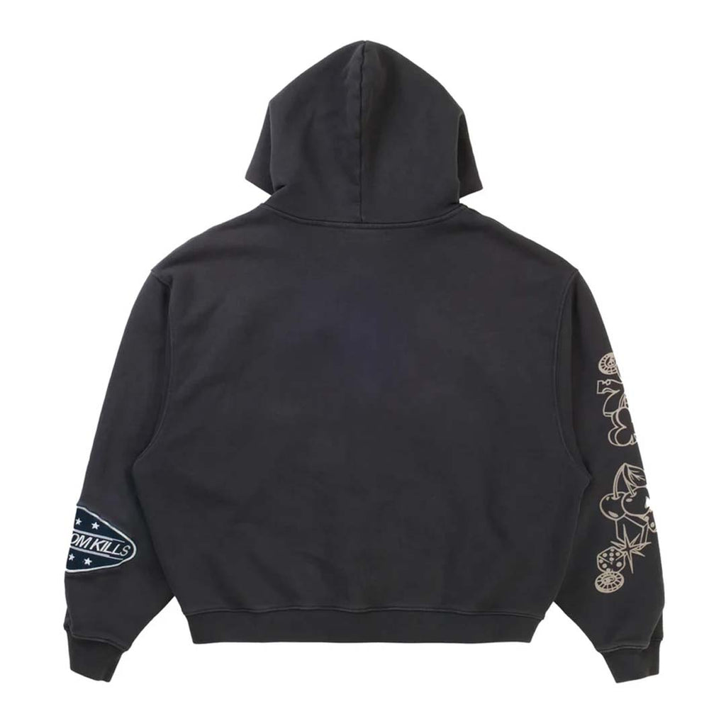 Boredom Kills Hi Rollers Zip Up Hoodie Black by Boredom Kills - NWAHYPE No.1 for streetwear Hoodies in USA