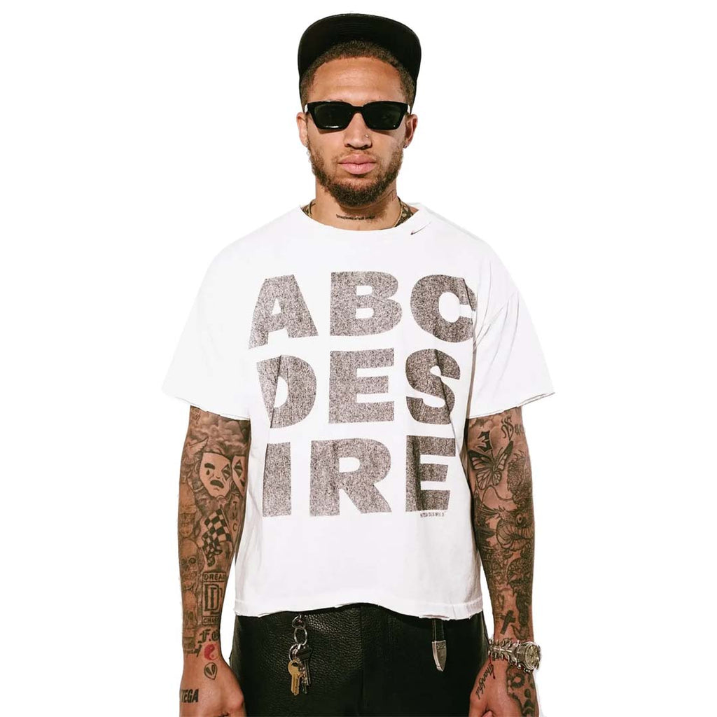 Bottega Desires ABC Desires Tee White by Bottega Desires - NWAHYPE No.1 for streetwear T-Shirts in USA
