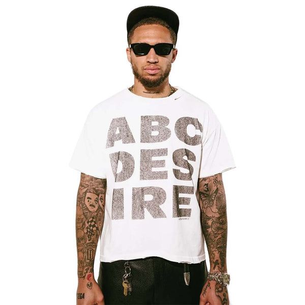 Bottega Desires ABC Desires Tee White by Bottega Desires - NWAHYPE No.1 for streetwear T-Shirts in USA