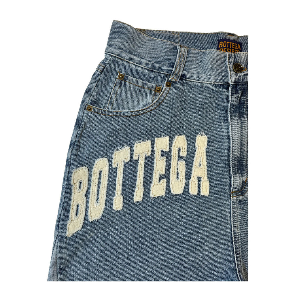 Bottega Desires Denim Shorts Blue by Bottega Desires - NWAHYPE No.1 for streetwear Shorts in USA