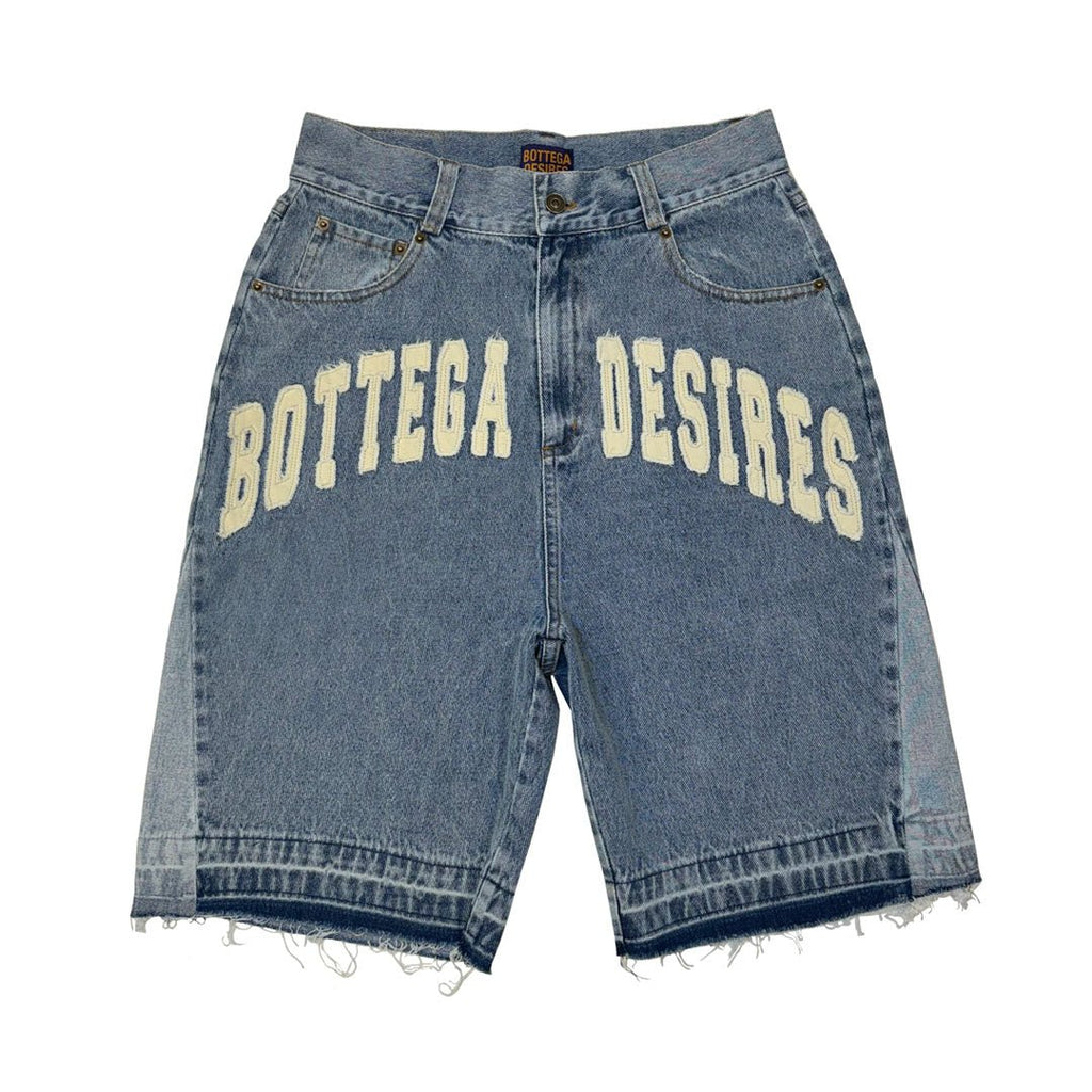 Bottega Desires Denim Shorts Blue by Bottega Desires - NWAHYPE No.1 for streetwear Shorts in USA