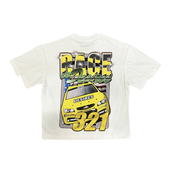 Bottega Desires Race White tee by Bottega Desires - NWAHYPE No.1 for streetwear T-Shirts in USA