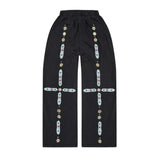 Bravest Black Sapphire Baggy Sweatpants by Bravest Studios - NWAHype No.1 for streetwear Pants in USA