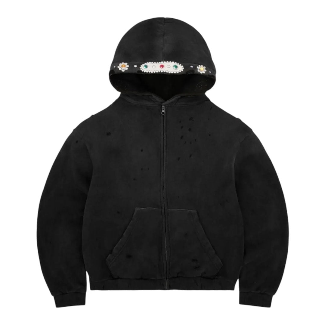 Bravest Black Sapphire Zip Up Hoodie by Bravest Studios - NWAHype No.1 for streetwear Hoodies in USA