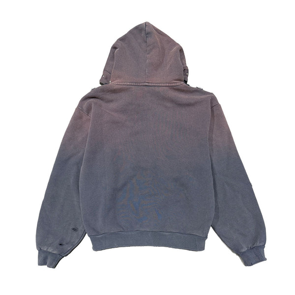 Bravest Dark Grey Sapphire Zip Up Hoodie by Bravest Studios - NWAHype No.1 for streetwear Hoodies in USA