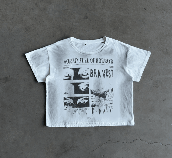 Bravest Horrors Tee Vintage White by Bravest Studios - NWAHYPE No.1 for streetwear T-Shirts in USA