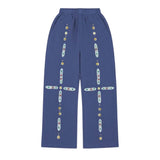 Bravest Sapphire Blue Baggy Sweatpants by Bravest Studios - NWAHype No.1 for streetwear Pants in USA