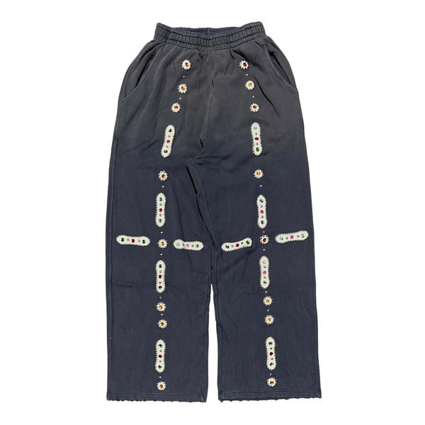 Bravest Sapphire Dark Grey Baggy Sweatpants by Bravest Studios - NWAHype No.1 for streetwear Pants in USA