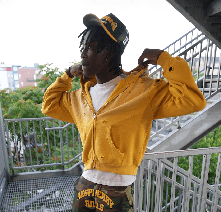 Bravest Sapphire Zip Up Hoodie Yellow – NWAHYPE