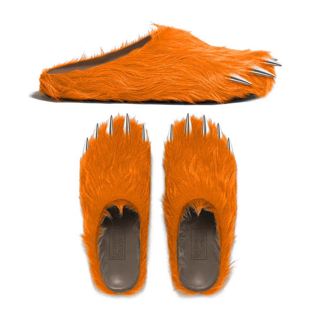 Bravest Studios Bear Claw Mule Orange by Bravest Studios - NWAHype 1 for streetwear Sneakers in USA