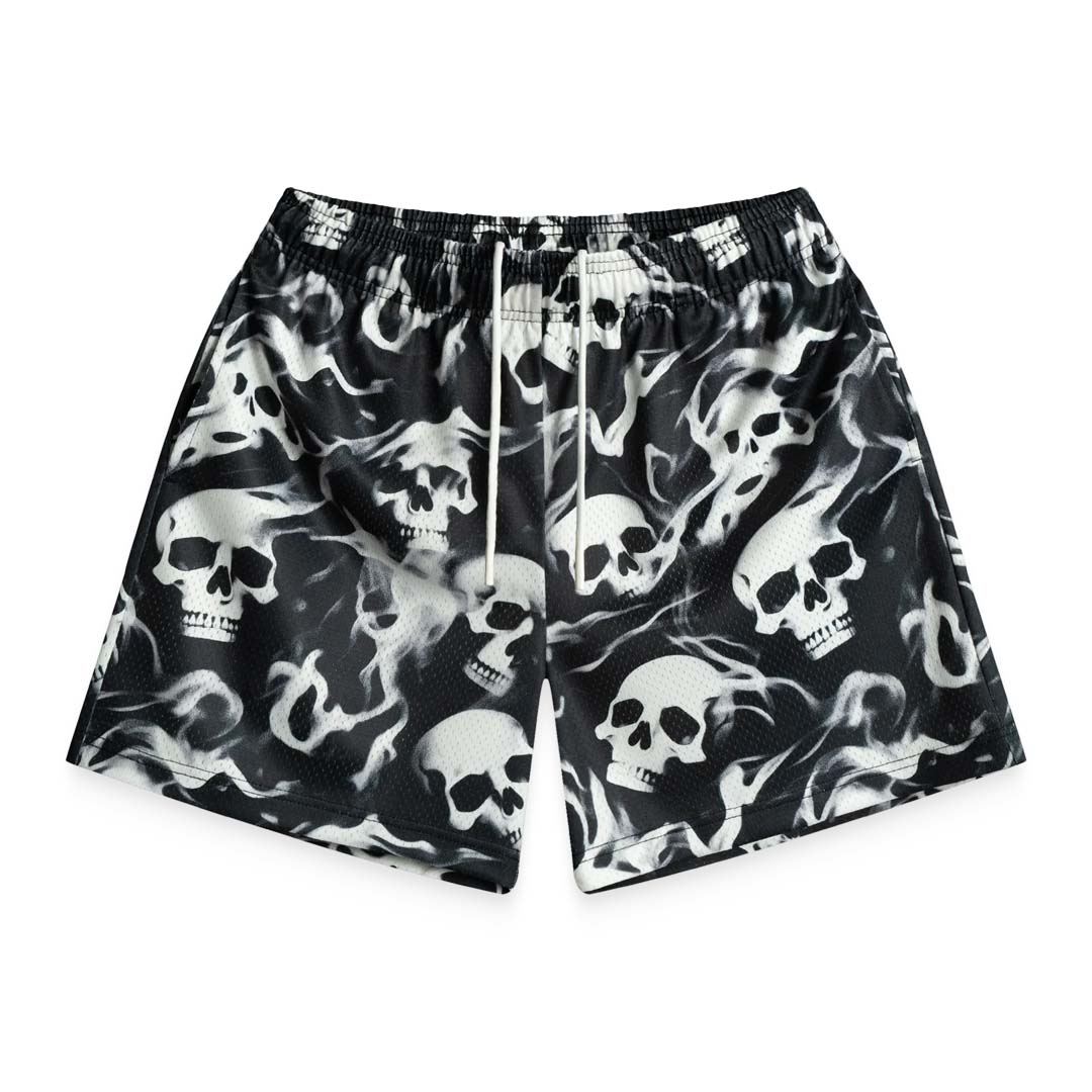 Bravest Studios Black Skelly Shorts by Bravest Studios - NWAHYPE No.1 for streetwear Shorts in USA