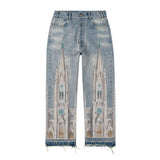Bravest Studios Blue Cathedral Denim Jeans by Bravest Studios - NWAHype 1 for streetwear Pants in USA