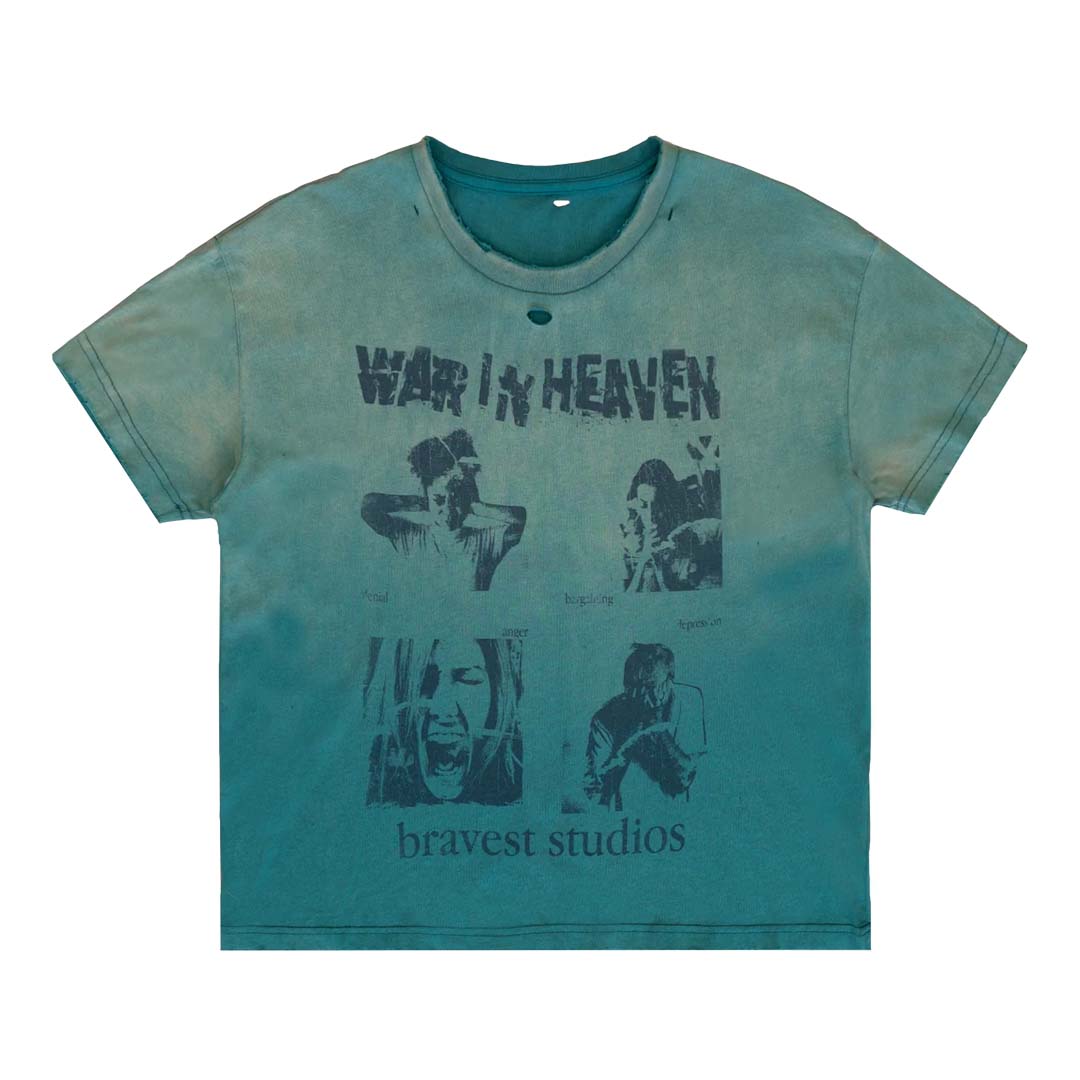 Bravest Studios Blue Heavens Vintage Tee by Bravest Studios - NWAHype No.1 for streetwear T-Shirts in USA