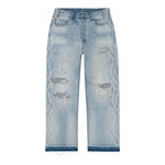 Bravest Studios Blue Tribal Denim Jeans by Bravest Studios - NWAHype 1 for streetwear Pants in USA