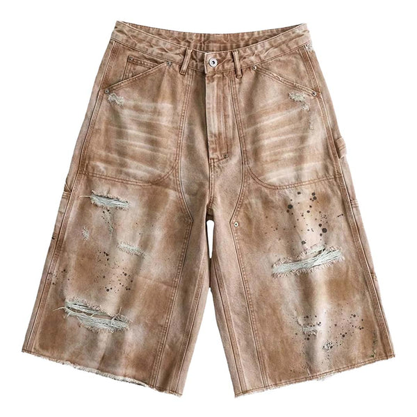 Bravest Studios Brown Carpenter Shorts by Bravest Studios - NWAHYPE No.1 for streetwear Shorts in USA