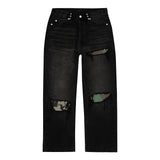 Bravest Studios Gutted Camo Black Denim Jeans by Bravest Studios - NWAHype 1 for streetwear Pants in USA