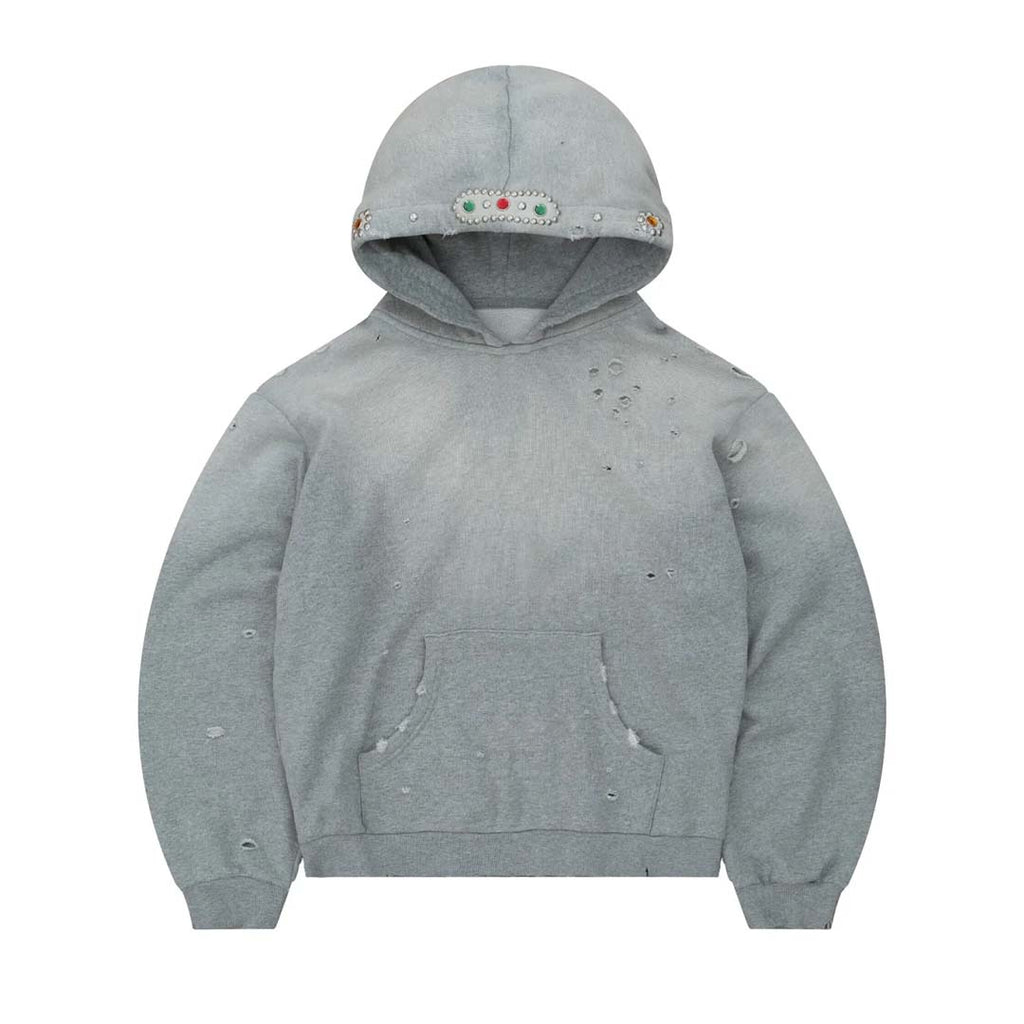 Bravest Studios Light Grey Sapphire Hoodie by Bravest Studios - NWAHYPE No.1 for streetwear Hoodies in USA