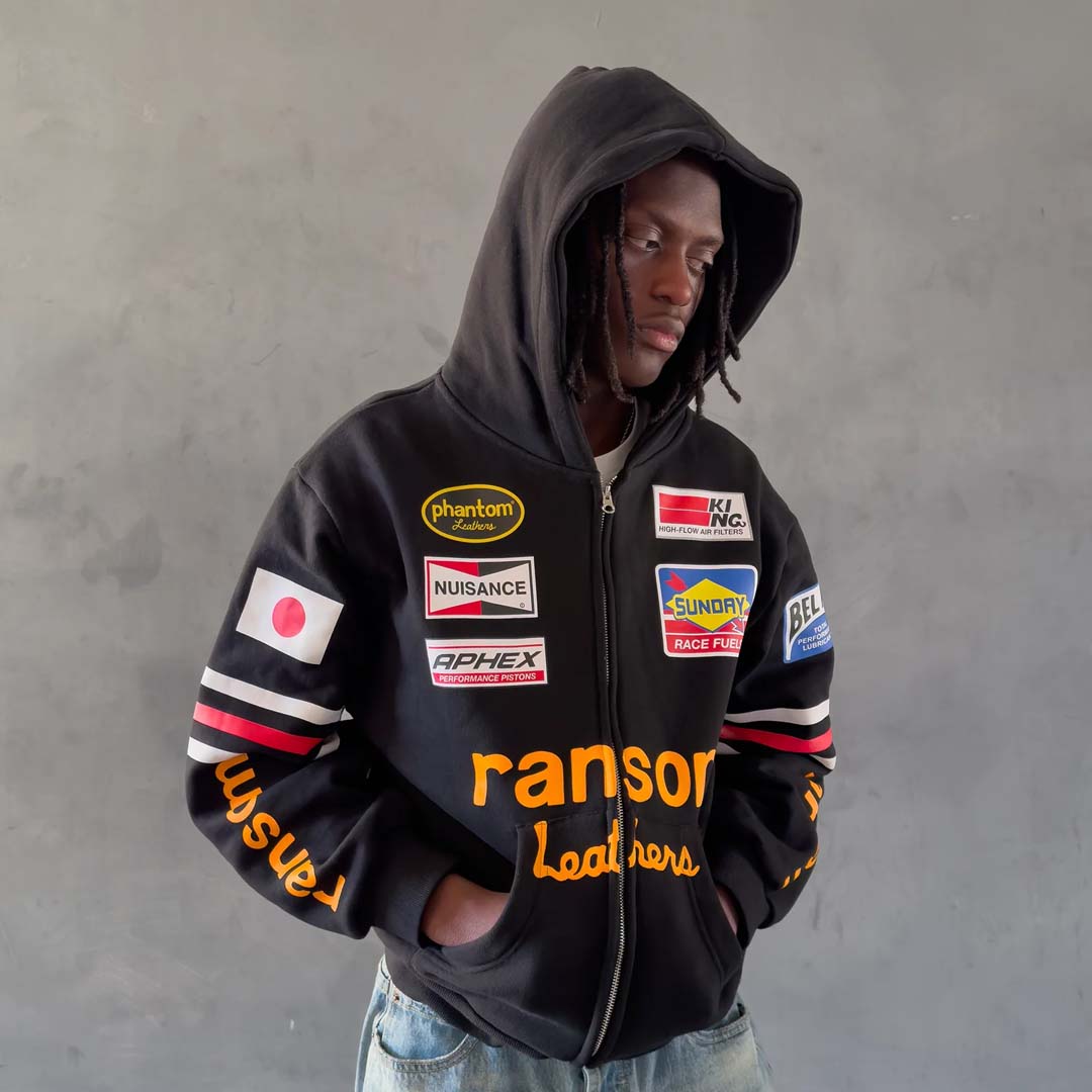 Bravest Studios Ransom Zip Up Hoodie Black by Bravest Studios - NWAHYPE No.1 for streetwear Hoodies in USA