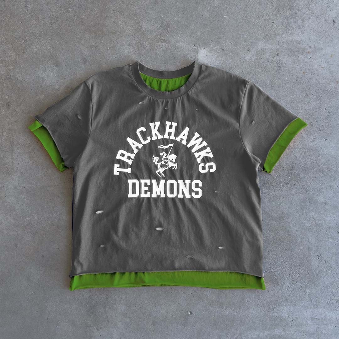Bravest Studios Trackhawk Demons Layered Tee by Bravest Studios - NWAHype No.1 for streetwear T-Shirts in USA