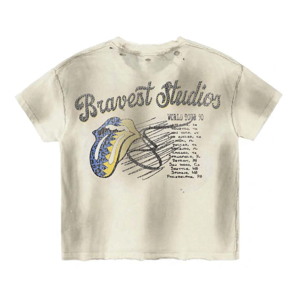 Bravest Studios USA Tour Tee White by Bravest Studios - NWAHYPE No.1 for streetwear T-Shirts in USA