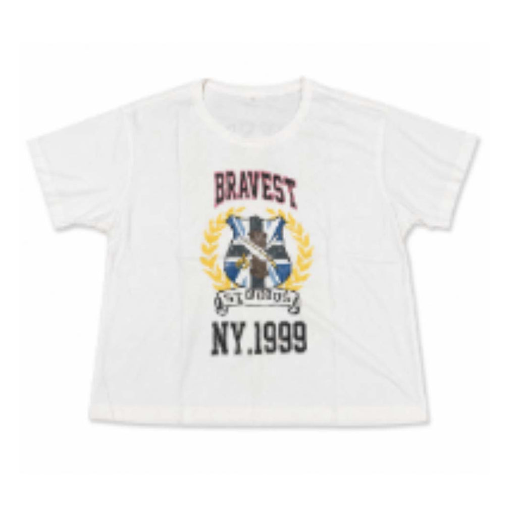 Bravest Studios White Crest Tee by Bravest Studios - NWAHYPE No.1 for streetwear T-Shirts in USA