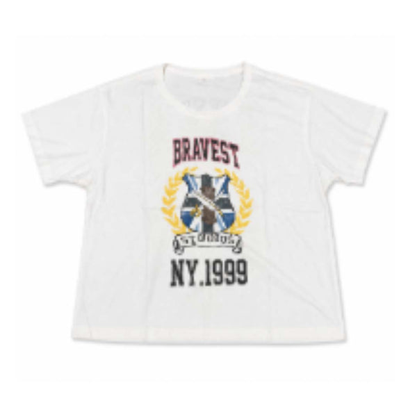Bravest Studios White Crest Tee by Bravest Studios - NWAHYPE No.1 for streetwear T-Shirts in USA