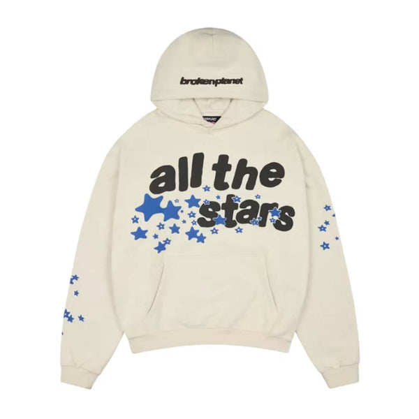 Broken Planet All The Stars Hoodie Ivory White by Broken Planet - NWAHYPE No.1 for streetwear Hoodies in USA