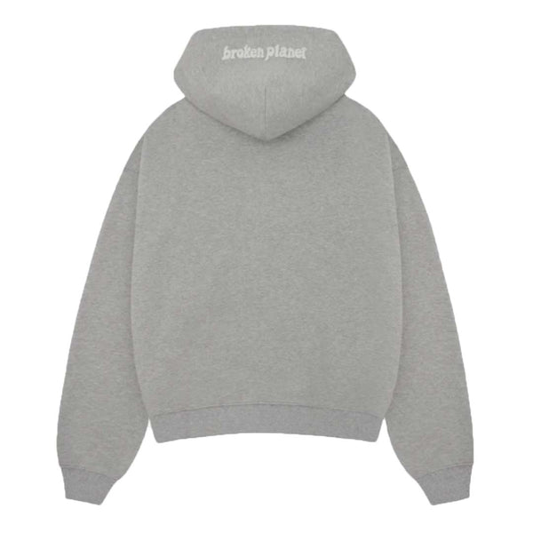 Broken Planet Heather Grey Zip Up Hoodie by Broken Planet - NWAHYPE No.1 for streetwear Hoodies in USA
