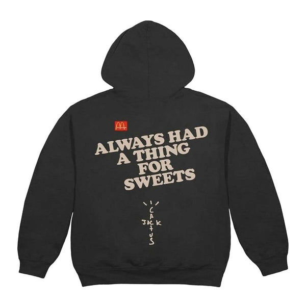 Cactus Jack by Travis Scott x McDonald's Apple Pie Hoodie 'Black' by Travis Scott - NWAHype 1 for streetwear Hoodies in USA