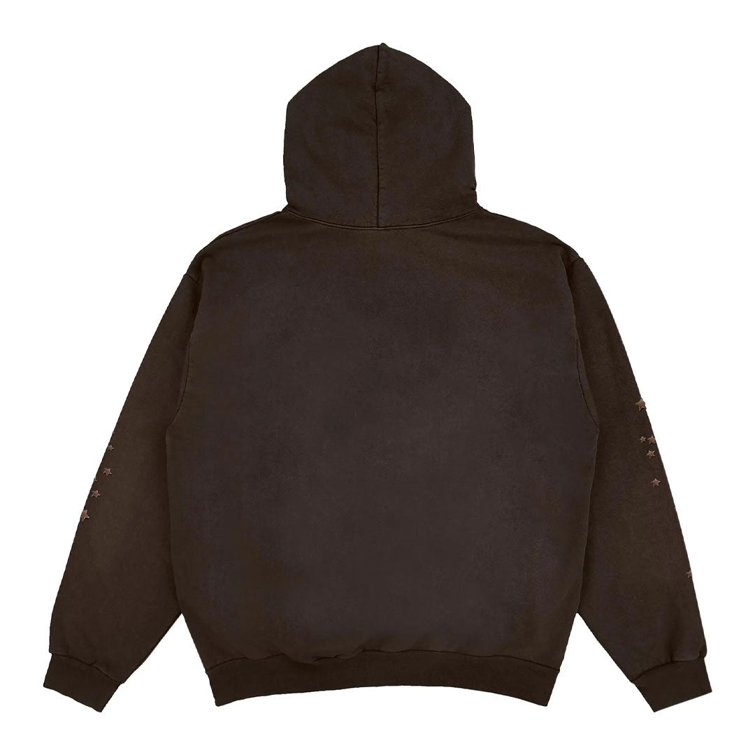 Cactus Jack by Travis Scott x Sp5der Days Before Rodeo Hoodie 'Brown' by Travis Scott - NWAHype No.1 for streetwear Hoodies