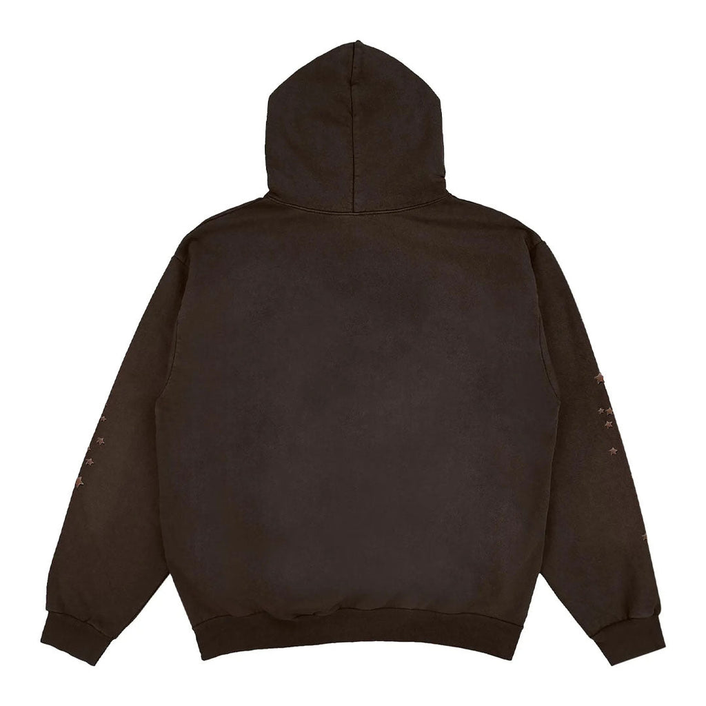 Cactus Jack by Travis Scott x Sp5der Days Before Rodeo Hoodie 'Brown' by Travis Scott - NWAHype No.1 for streetwear Hoodies