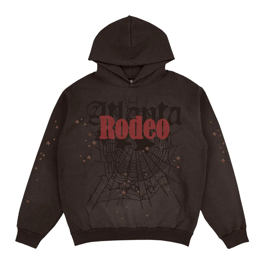 Cactus Jack by Travis Scott x Sp5der Days Before Rodeo Hoodie 'Brown' by Travis Scott - NWAHype No.1 for streetwear Hoodies