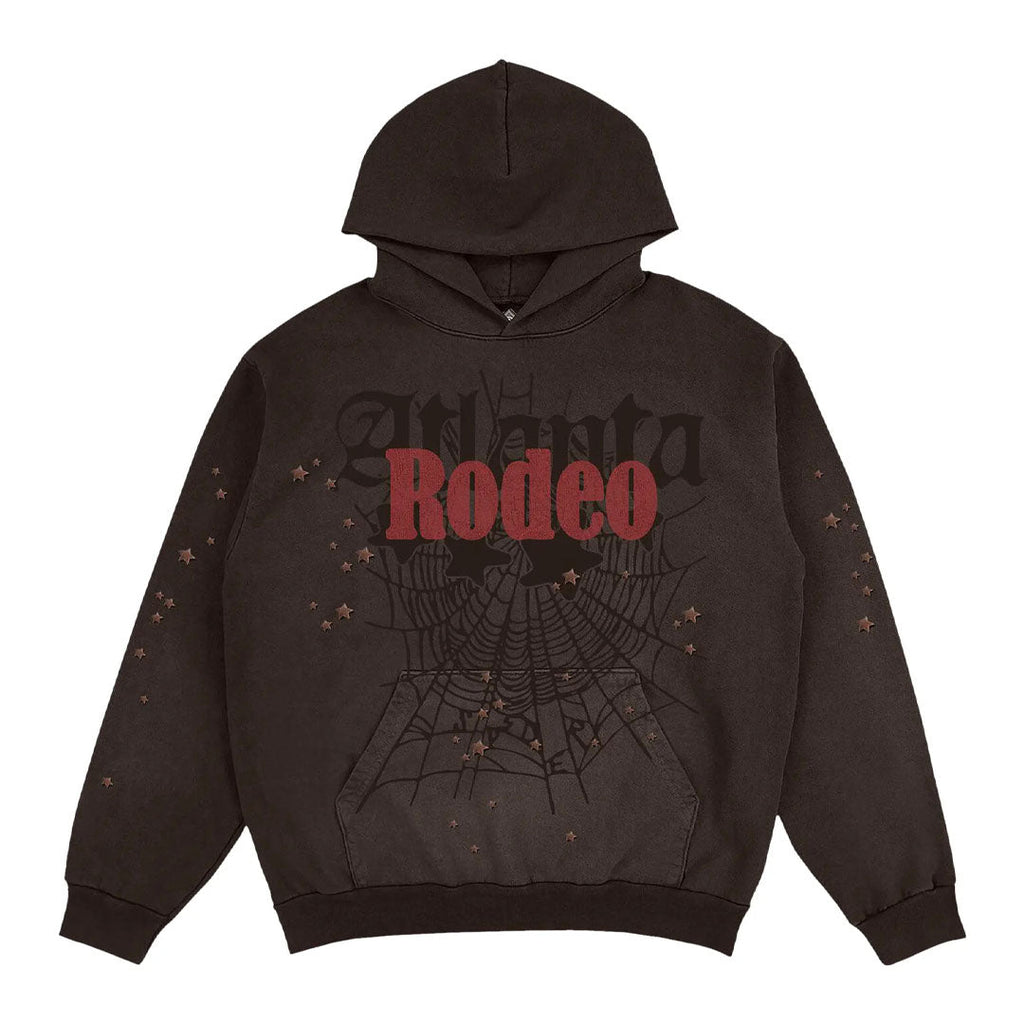 Cactus Jack by Travis Scott x Sp5der Days Before Rodeo Hoodie 'Brown' by Travis Scott - NWAHype No.1 for streetwear Hoodies