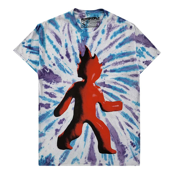 Cactus Jack Flame Tee 'Tie Dye' by Travis Scott - NWAHYPE No.1 for streetwear T-Shirts in USA