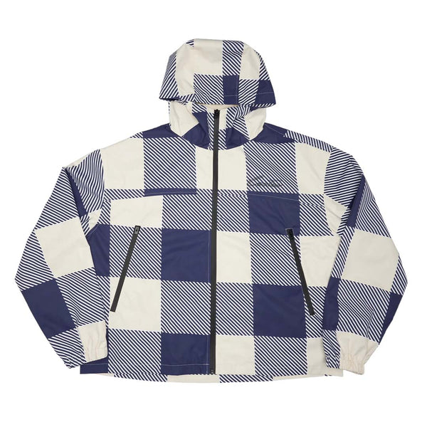 Cactus Valley Blue Checkered Windbreaker Jacket by Cactus Valley - NWAHYPE No.1 for streetwear Hoodies in USA