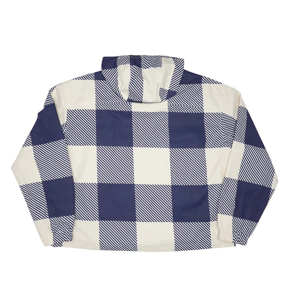 Cactus Valley Blue Checkered Windbreaker Jacket by Cactus Valley - NWAHYPE No.1 for streetwear Hoodies in USA