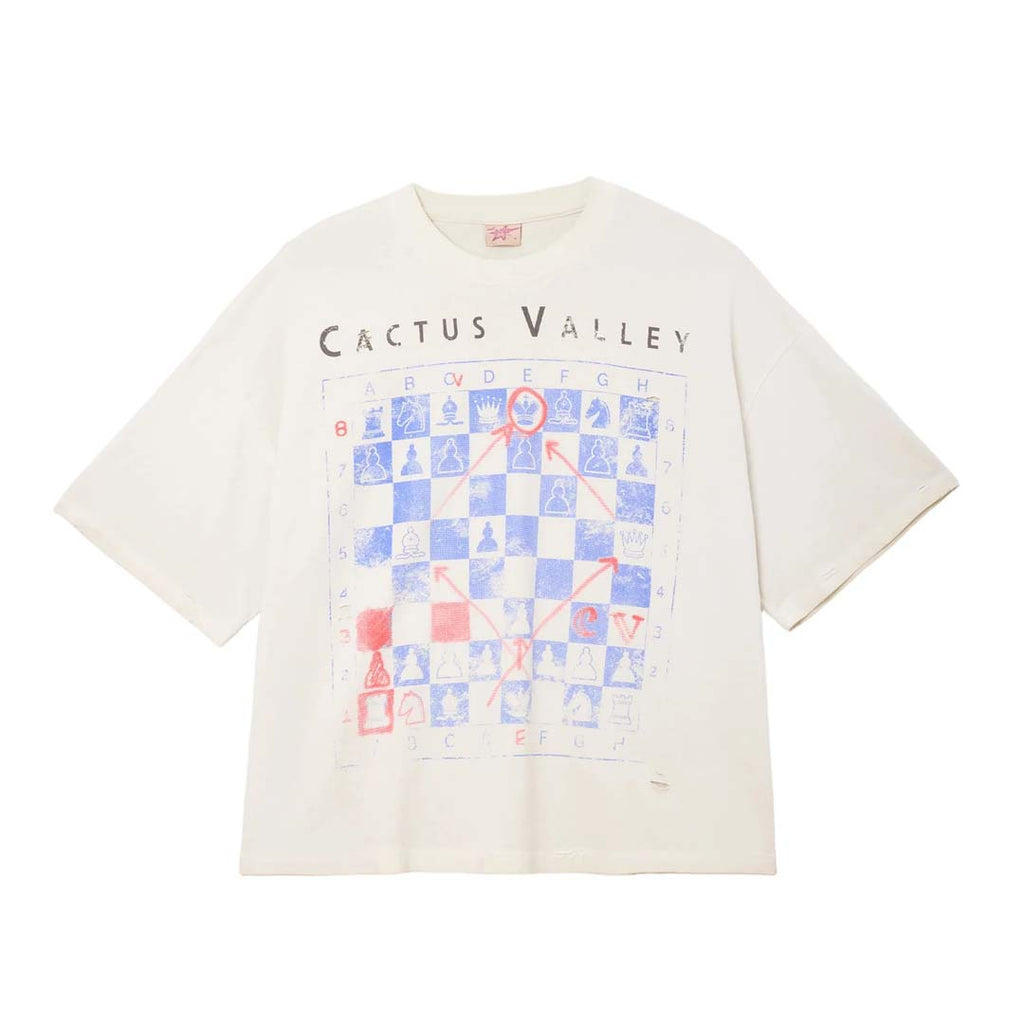 Cactus Valley Chess Tee White by Cactus Valley - NWAHYPE No.1 for streetwear T-Shirts in USA