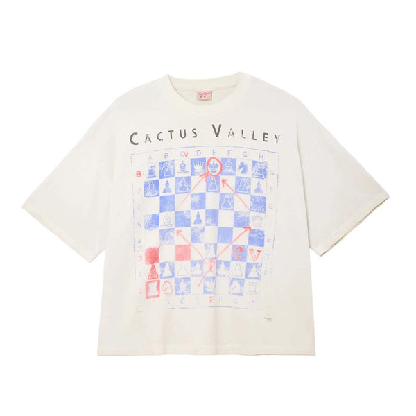 Cactus Valley Chess Tee White by Cactus Valley - NWAHYPE No.1 for streetwear T-Shirts in USA