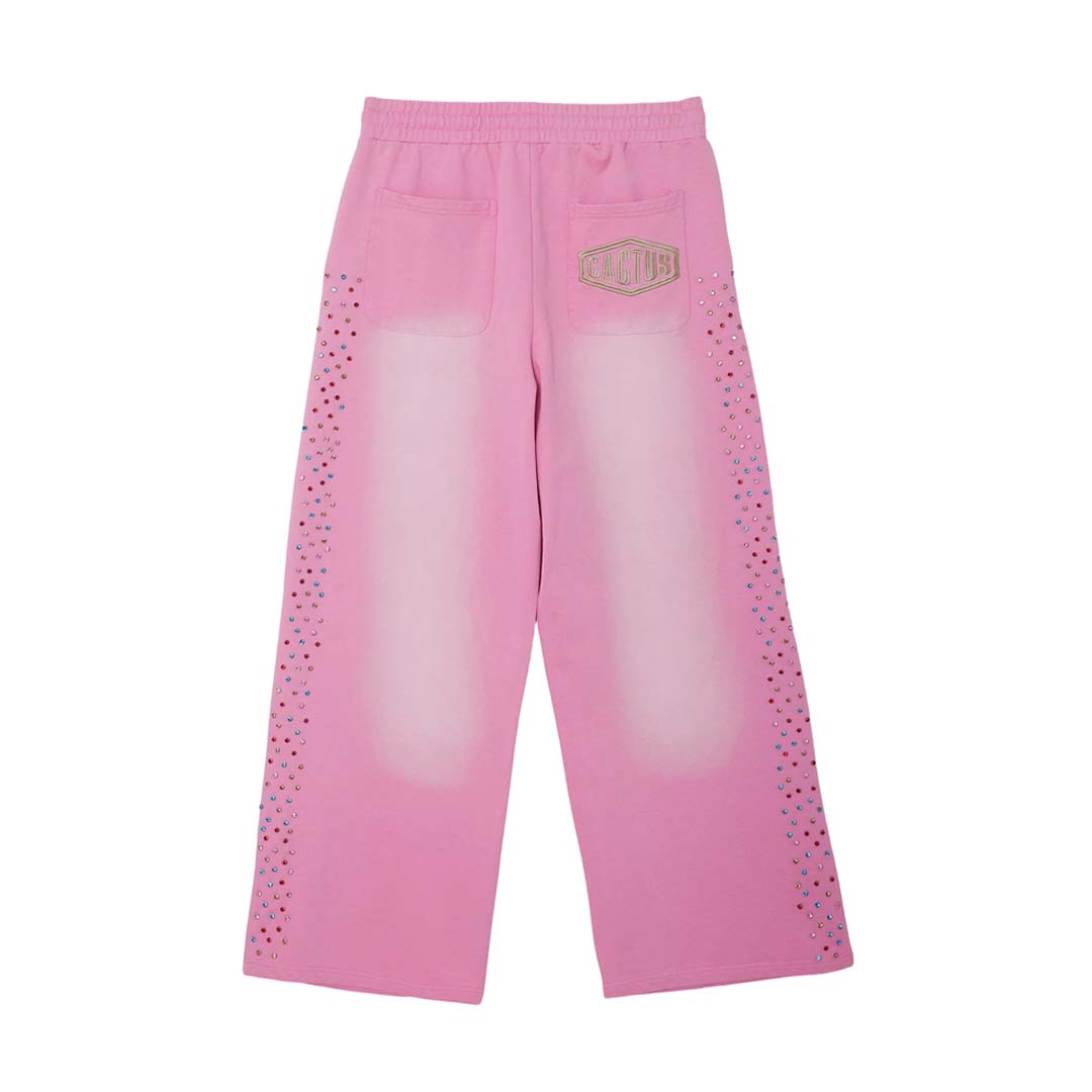 Cactus Valley Crystal Cactus Sweatpants Faded Pink by Cactus Valley - NWAHYPE No.1 for streetwear Pants in USA