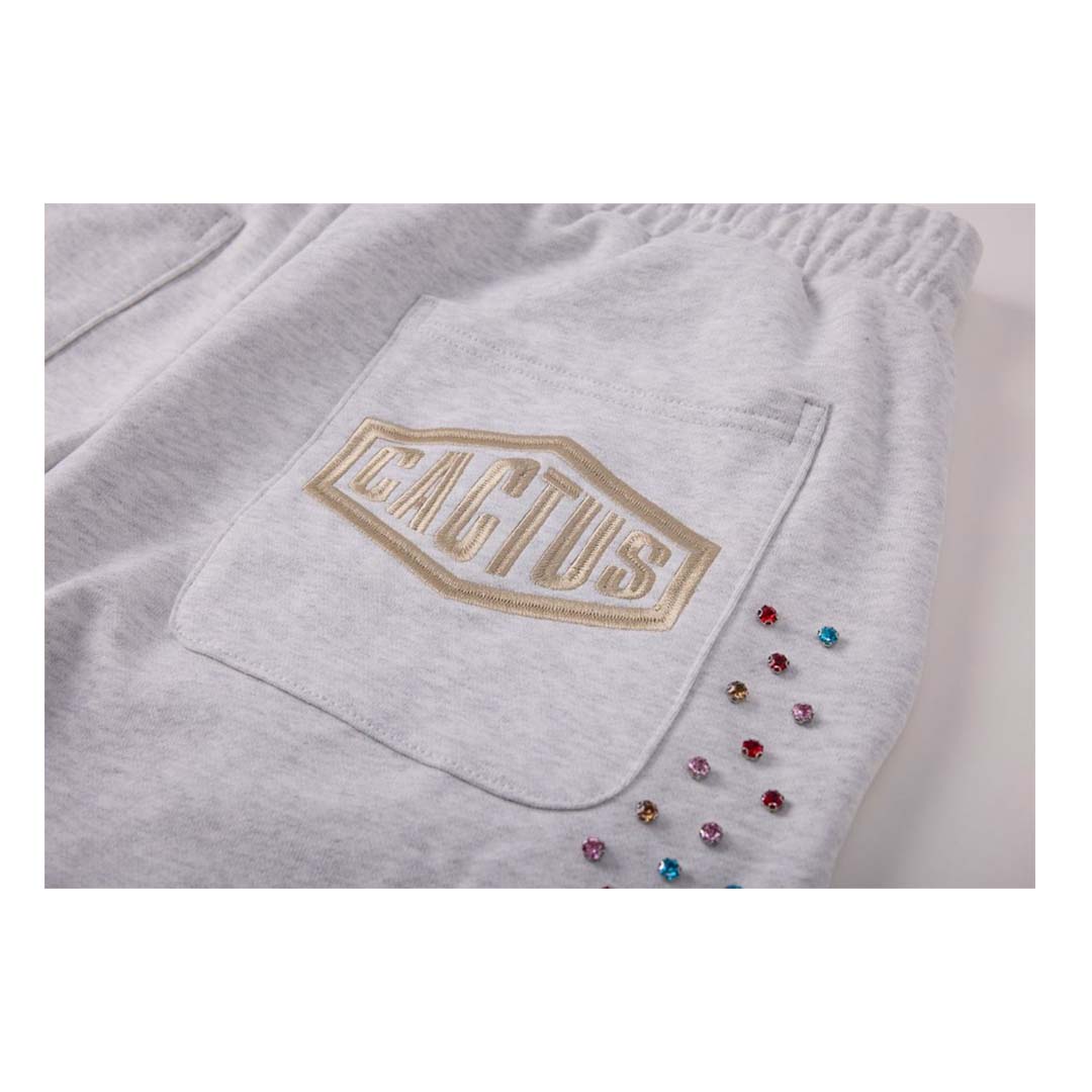 Cactus Valley Crystal Cactus Sweatpants Grey by Cactus Valley - NWAHYPE No.1 for streetwear Pants in USA